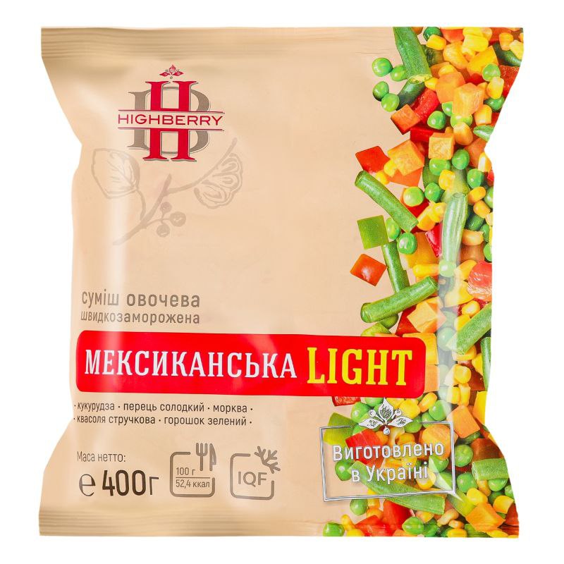 Суміш Highberry Мексиканська LIGHT заморожена 400г